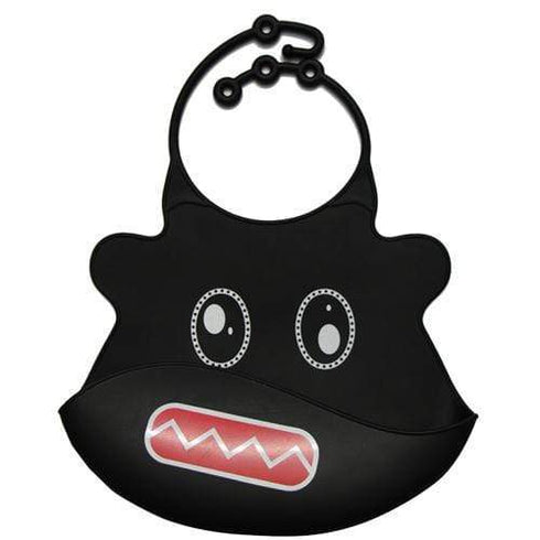 AussieSuperStore Homeware Supplies Washable BPA-FREE Silicone Baby & Toddler Bibs Black Washable Reusable BPA-FREE Silicone Baby & Toddler Bibs Black CBBIBBLK